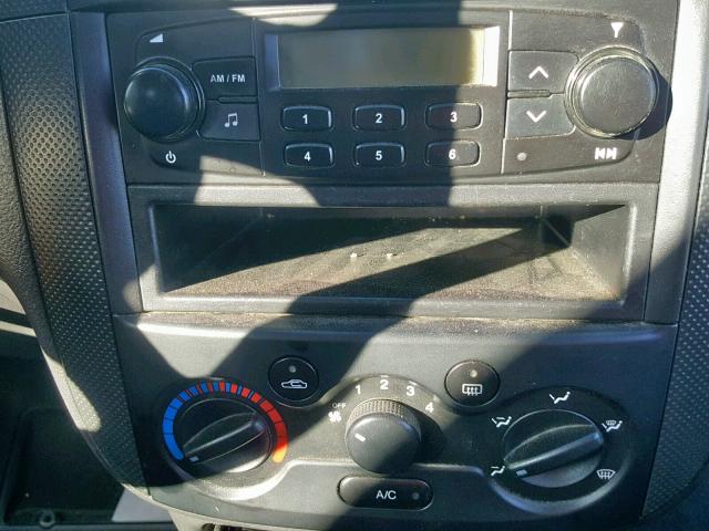 KL1TD66616B543877 - 2006 CHEVROLET AVEO BASE ყვითელი ფოტო 9