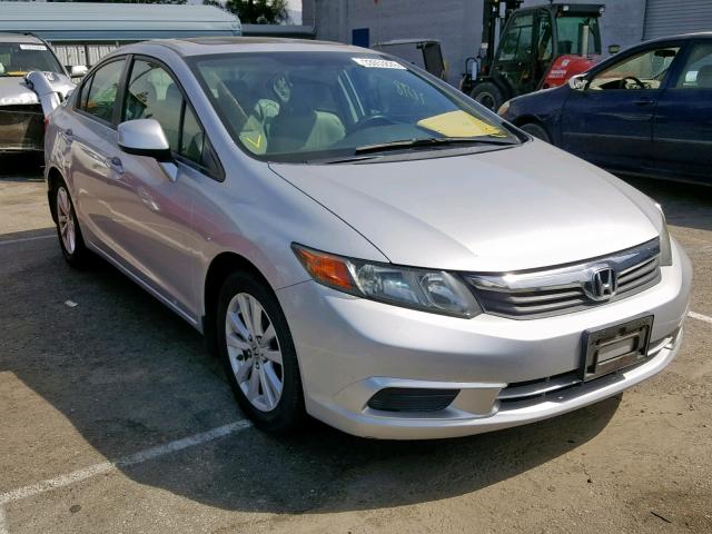 2HGFB2F92CH529716 - 2012 HONDA CIVIC EXL SILVER photo 1