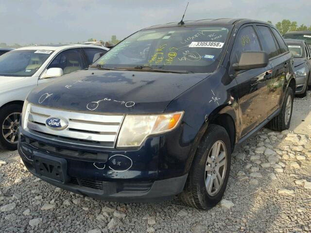 2FMDK3GC9ABB11543 - 2010 FORD EDGE SE BLUE photo 2