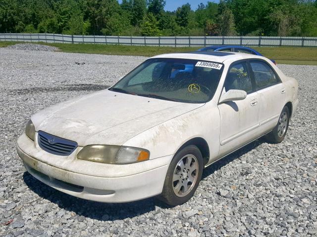 1YVGF22D6W5714682 - 1998 MAZDA 626 ES WHITE photo 2