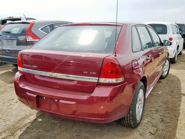 1G1ZT61826F153175 - 2006 CHEVROLET MALIBU MAX 红色 照片 4