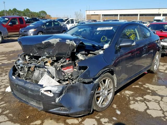 JTKDE177060118563 - 2006 TOYOTA SCION TC BLACK photo 2