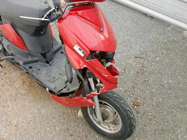 L5YACBPA6H1110622 - 2016 TAIZ SCOOTER RED photo 9