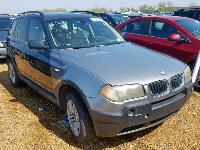 WBXPA93446WD26524 - 2006 BMW X3 3.0I GRAY photo 1