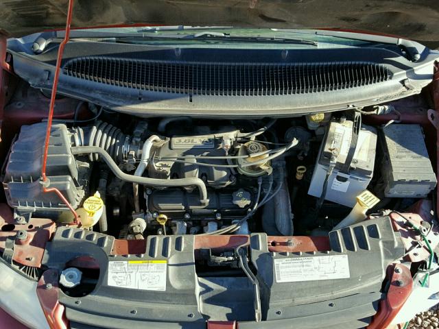 2D4GP44LX5R310338 - 2005 DODGE GRAND CARA RED photo 7