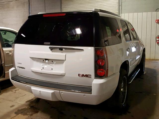 1GKFK63837J190023 - 2007 GMC YUKON DENA WHITE photo 4