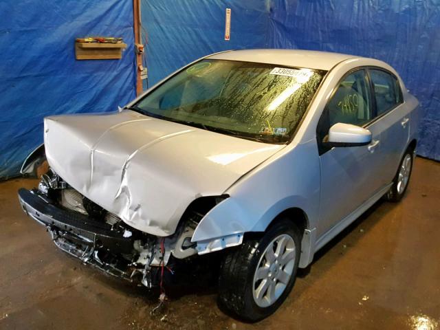 3N1AB6AP5BL608683 - 2011 NISSAN SENTRA 2.0 SILVER photo 2