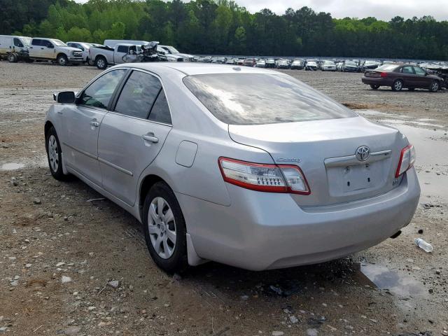 4T1BB3EK5BU126778 - 2011 TOYOTA CAMRY HYBR SILVER photo 3