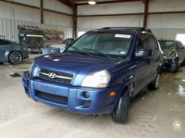 KM8JM12B46U298174 - 2006 HYUNDAI TUCSON GL BLUE photo 2