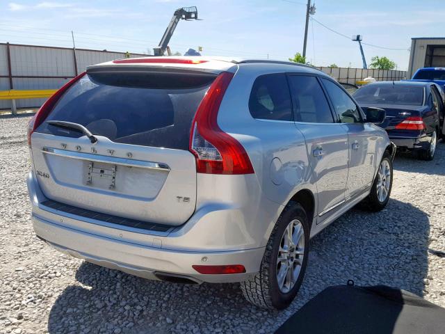 YV440MDK7F2741129 - 2015 VOLVO XC60 T5 SILVER photo 4