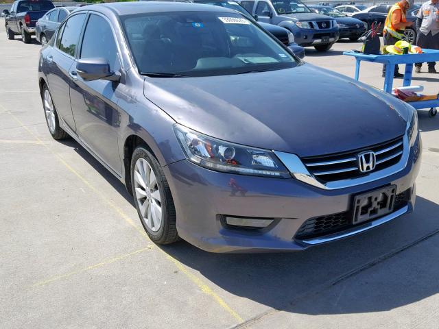 1HGCR2F81FA027286 - 2015 HONDA ACCORD EXL GRAY photo 1