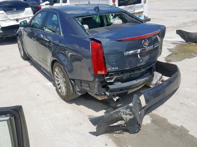 1G6DJ5EV7A0149008 - 2010 CADILLAC CTS PERFOR GRAY photo 3