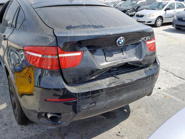 5UXFG43568L220207 - 2008 BMW X6 XDRIVE3 BLACK photo 10