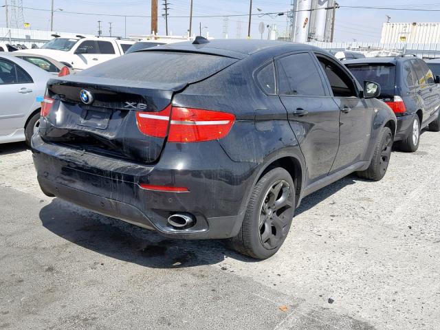 5UXFG43568L220207 - 2008 BMW X6 XDRIVE3 BLACK photo 4