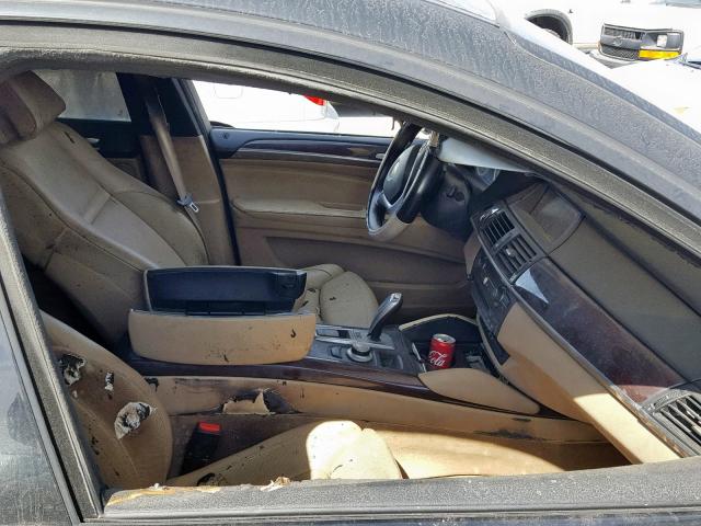 5UXFG43568L220207 - 2008 BMW X6 XDRIVE3 BLACK photo 5