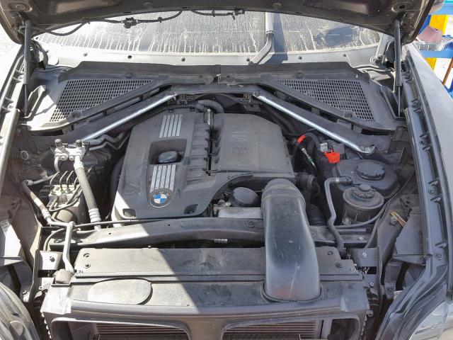 5UXFG43568L220207 - 2008 BMW X6 XDRIVE3 BLACK photo 7