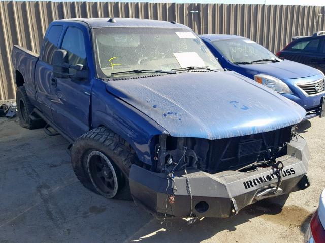 2GTEK19TX41296304 - 2004 GMC NEW SIERRA BLUE photo 1