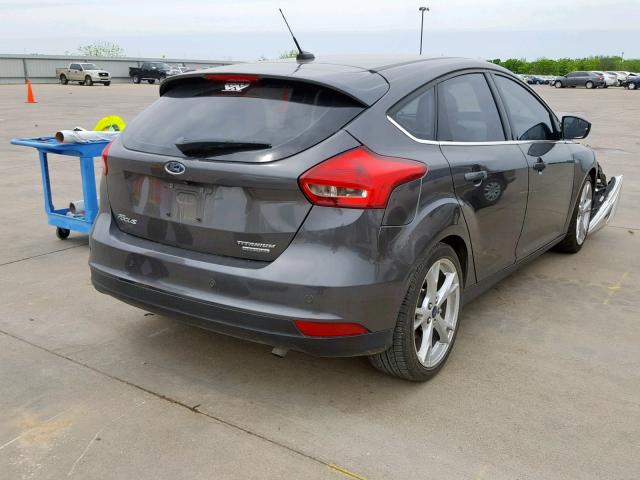 1FADP3N22FL374633 - 2015 FORD FOCUS TITA GRAY photo 4