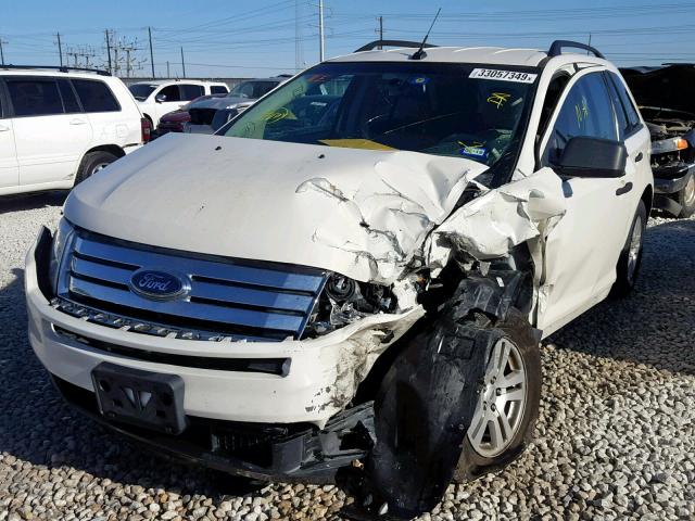 2FMDK3GC2ABA61827 - 2010 FORD EDGE SE WHITE photo 2