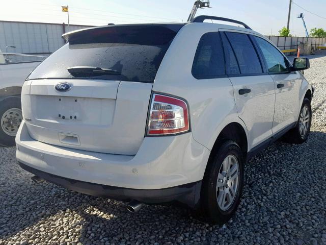 2FMDK3GC2ABA61827 - 2010 FORD EDGE SE WHITE photo 4