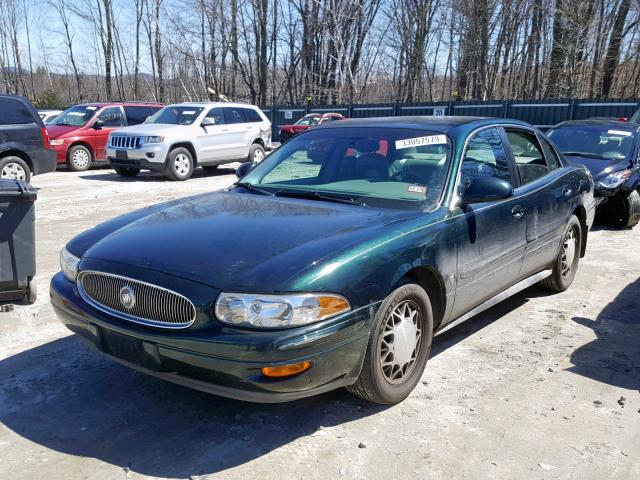 1G4HR54KX1U164766 - 2001 BUICK LESABRE LI GREEN photo 2