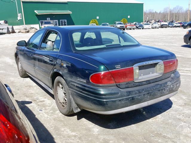 1G4HR54KX1U164766 - 2001 BUICK LESABRE LI GREEN photo 3