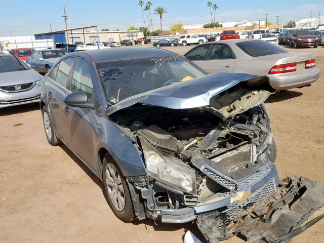 1G1PC5SH2C7211288 - 2012 CHEVROLET CRUZE LS GRAY photo 1