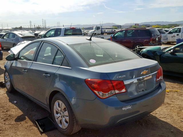 1G1PC5SH2C7211288 - 2012 CHEVROLET CRUZE LS GRAY photo 3