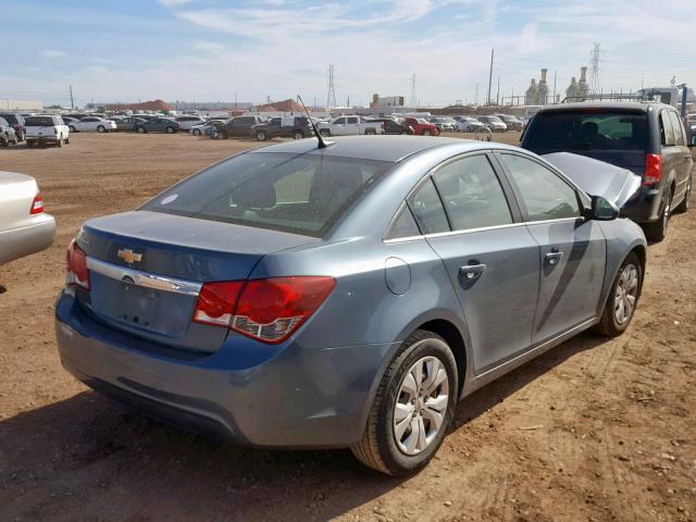 1G1PC5SH2C7211288 - 2012 CHEVROLET CRUZE LS GRAY photo 4