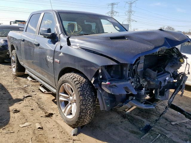 1C6RR7UT4ES414637 - 2014 RAM 1500 SPORT GRAY photo 1