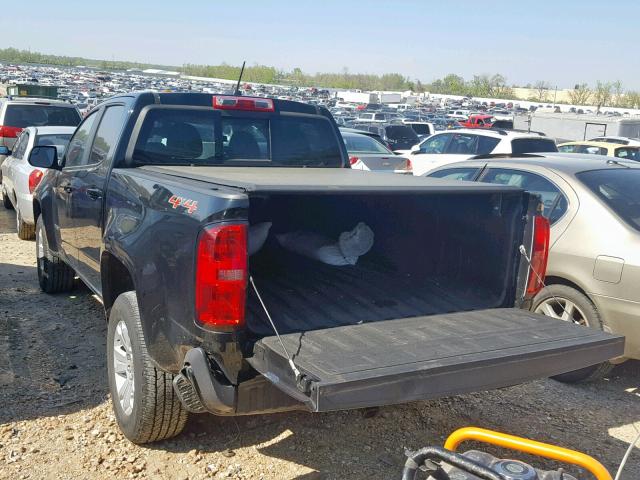 1GCGTCE39G1156388 - 2016 CHEVROLET COLORADO L BLACK photo 3