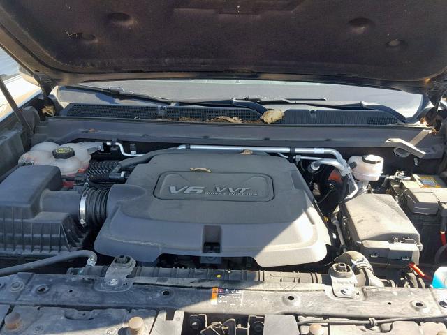 1GCGTCE39G1156388 - 2016 CHEVROLET COLORADO L BLACK photo 7