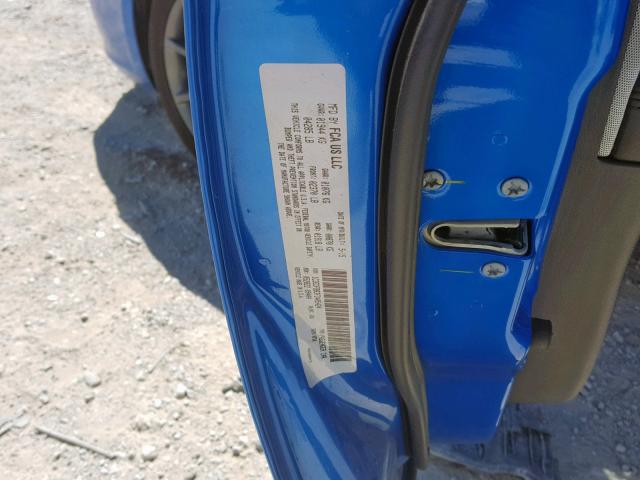 1C3CDFBB3FD405424 - 2015 DODGE DART SXT BLUE photo 10