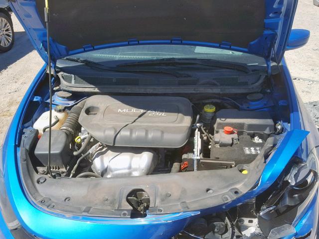 1C3CDFBB3FD405424 - 2015 DODGE DART SXT BLUE photo 7