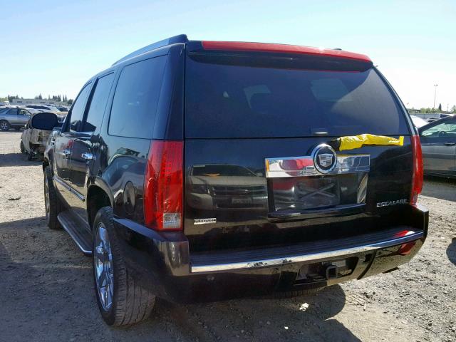 1GYFC13279R104718 - 2009 CADILLAC ESCALADE BLACK photo 3