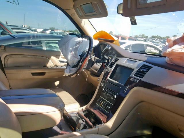 1GYFC13279R104718 - 2009 CADILLAC ESCALADE BLACK photo 5