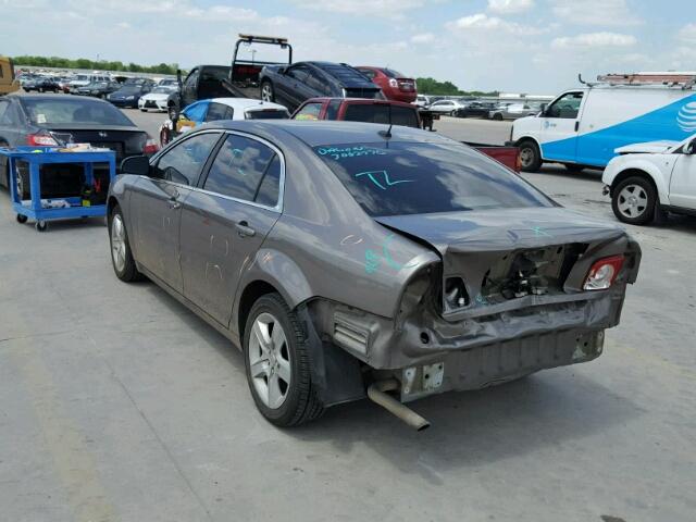 1G1ZB5EB4AF226011 - 2010 CHEVROLET MALIBU LS CHARCOAL photo 3