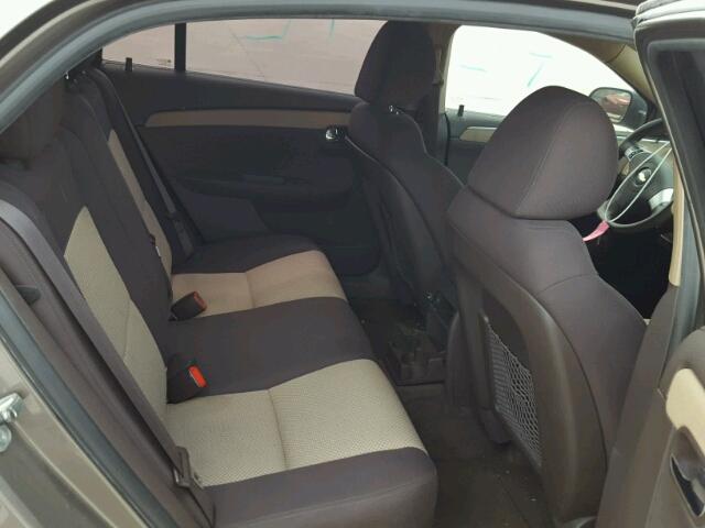 1G1ZB5EB4AF226011 - 2010 CHEVROLET MALIBU LS CHARCOAL photo 6