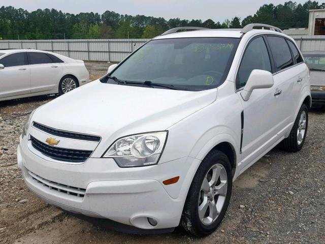 3GNAL4EK7DS619276 - 2013 CHEVROLET CAPTIVA LT WHITE photo 2