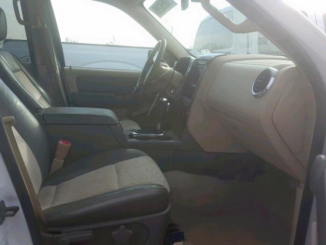 1FMEU74826ZA01881 - 2006 FORD EXPLORER E WHITE photo 5