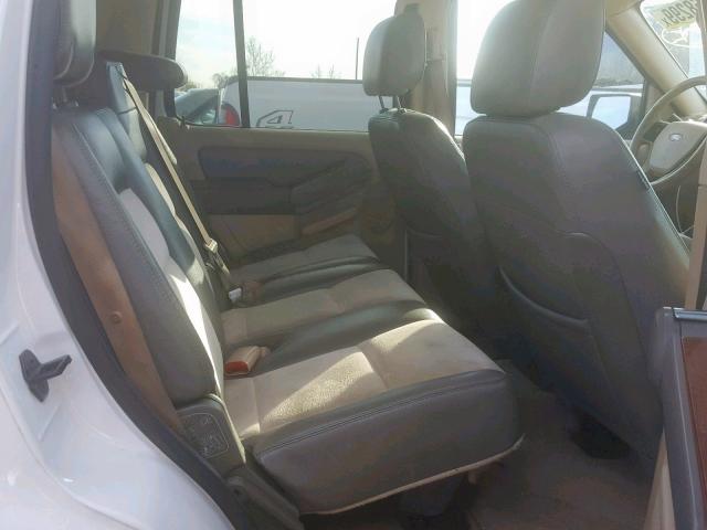 1FMEU74826ZA01881 - 2006 FORD EXPLORER E WHITE photo 6