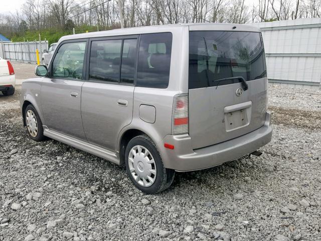 JTLKT324X64046930 - 2006 TOYOTA SCION XB 灰色 照片 3