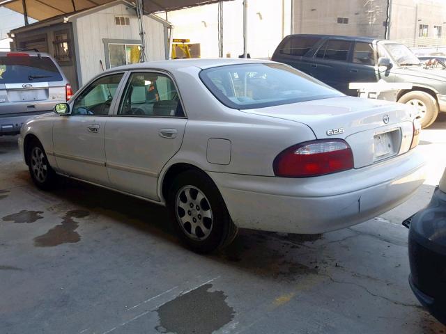 1YVGF22C725289782 - 2002 MAZDA 626 LX WHITE photo 3