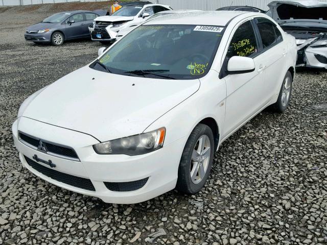 JA3AU26U08U037096 - 2008 MITSUBISHI LANCER ES WHITE photo 2