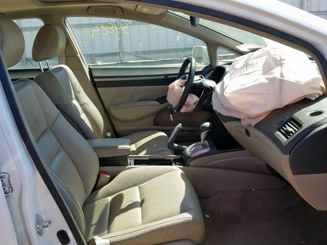 2HGFA1F96BH516768 - 2011 HONDA CIVIC EXL 白色 照片 5