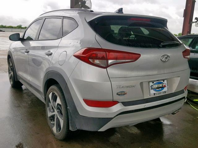 KM8J33A26JU764874 - 2018 HYUNDAI TUCSON VAL SILVER photo 3