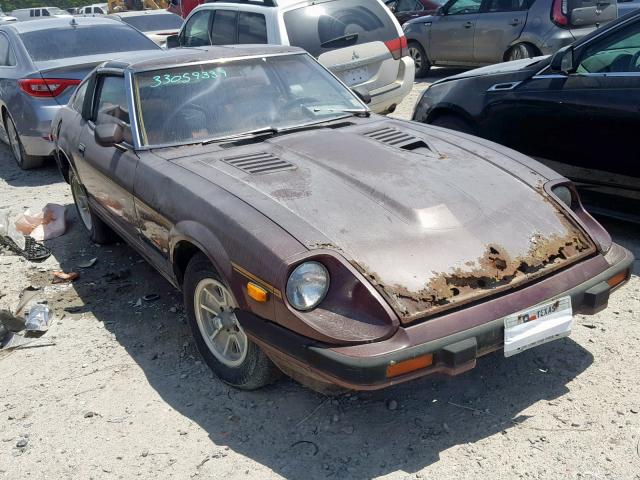 JN1HZ04S9CX445646 - 1982 DATSUN 280ZX BURGUNDY photo 1