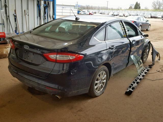 3FA6P0G76GR248911 - 2016 FORD FUSION S BLACK photo 4