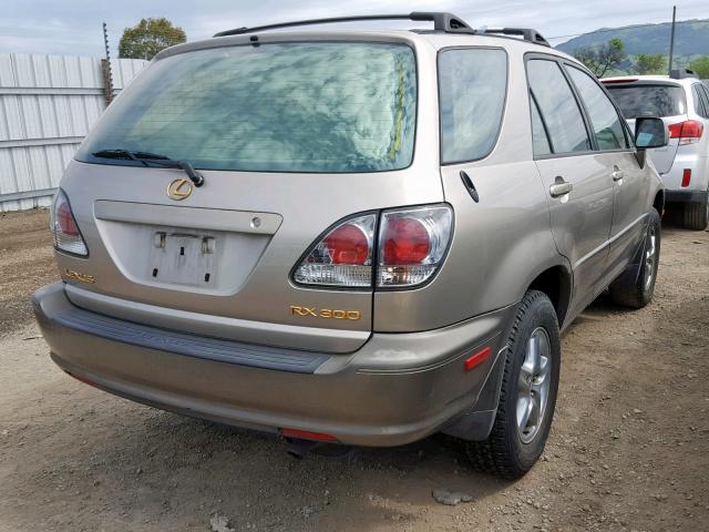 JTJGF10U710092230 - 2001 LEXUS RX 300 GOLD photo 4