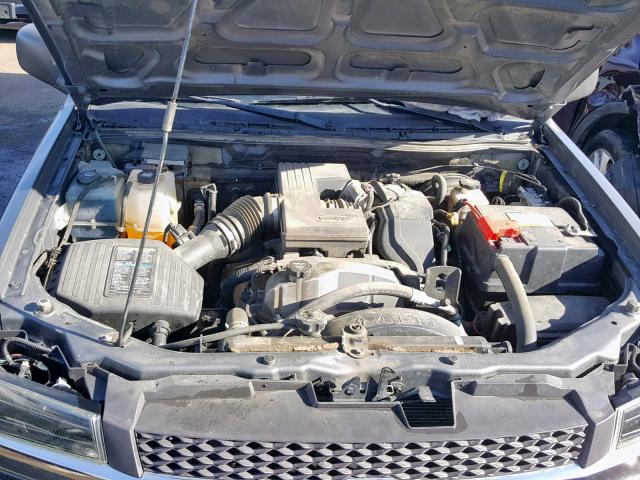 1GCDS49E688189123 - 2008 CHEVROLET COLORADO L GRAY photo 7